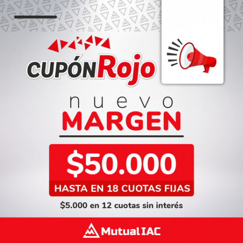 MUTUAL IAC: CUPÓN ROJO TRAE NOVEDADES - 09/06/21