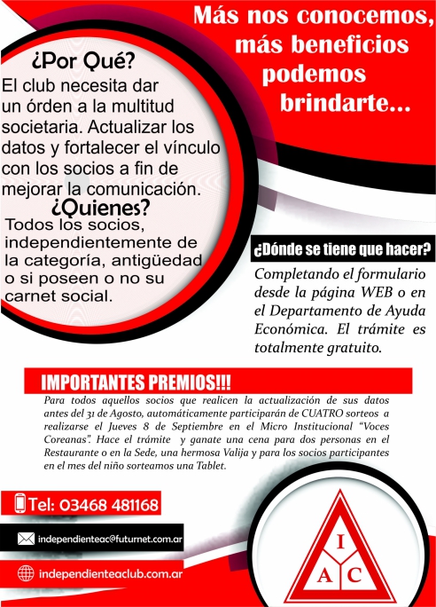 Reempadronamiento de Socios