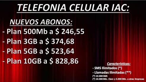 TELEFONIA CELULAR: NUEVO ABONOS ILIMITADOS