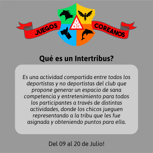 JUEGOS COREANOS: INTERTRIBUS 2018