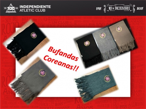 MERCHANDISING IAC: BUFANDAS CON ESCUDO 2019