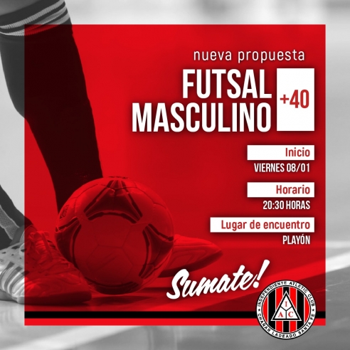 FUTSAL IAC: ¡SE VIENE EL FUTSAL PARA MAYORES! - 08/01/21