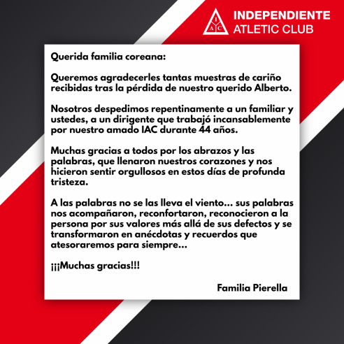 SOCIALES IAC: CARTA DE LA FAMILIA PIERELLA - 09/06/22
