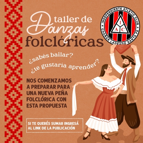 TALLER DE DANZAS FOLCLÓRICAS - 29/05/24